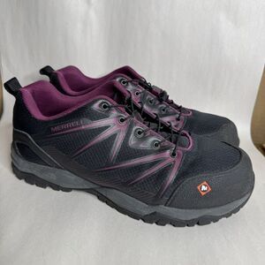 Merrell‎ J15822 Fullbench Composite Toe Safety Work Shoes Women Size 11 M